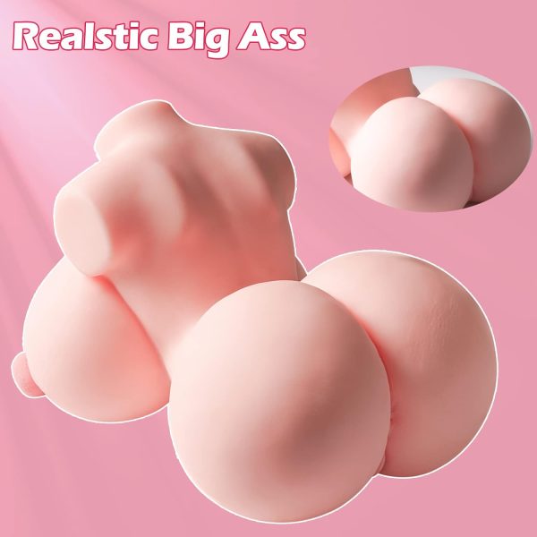 4-in-1 Big Breast Sex Doll with Penetrable Nipples 7.5lb