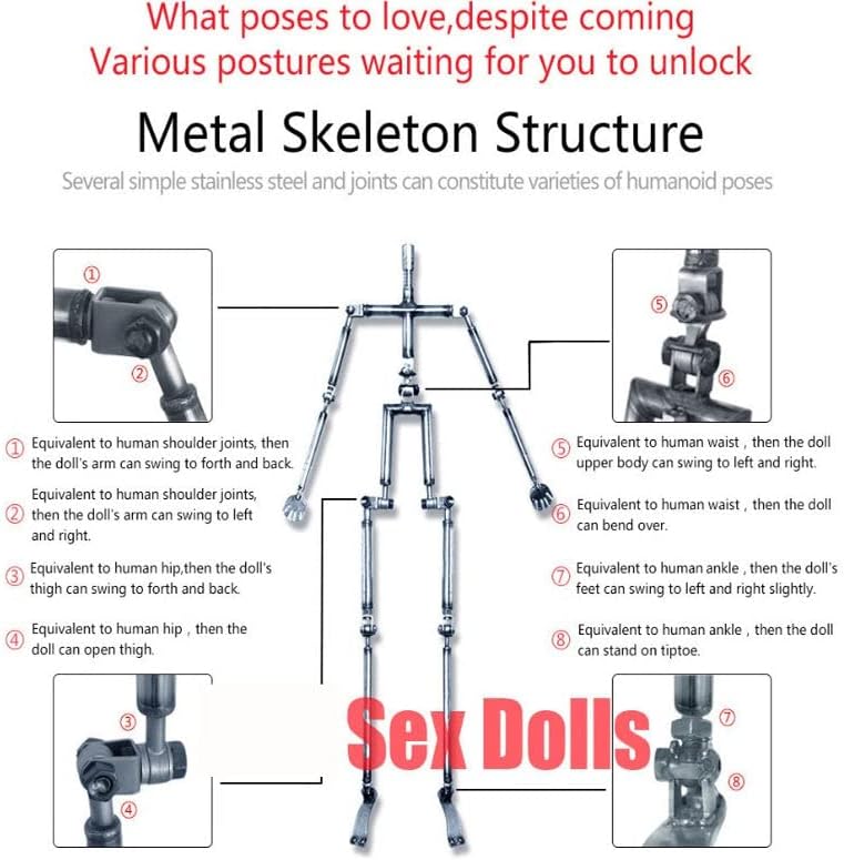 Massive Jelly Breasts Sex Doll with Metal Skeleton 79LB