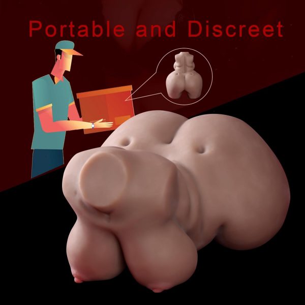 Realistic Feel Massive Relaxed Breasts Torse Sex Doll 8.6lb