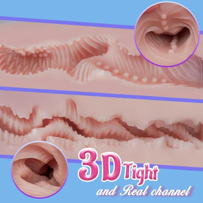 Automatic Vibrating Male Masturbator Large Tits Sex Doll 5.9LB