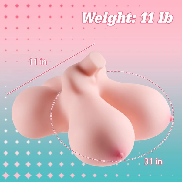 Super Soft Jelly Large Breasts Fantasy Sex Doll 11lb