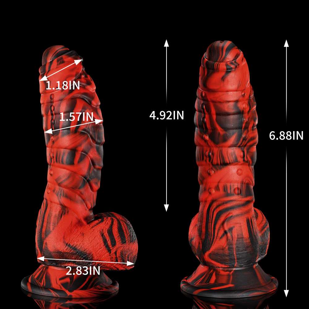 Realistic Huge Thick Dragon Dildo Sex Toy for Women 6.9 Inch