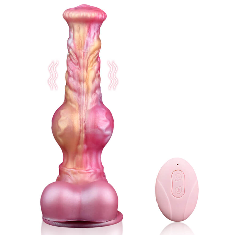 Crimson Dragon Blowjob Thick Monster Dildos 10 vibration 10 thrusting