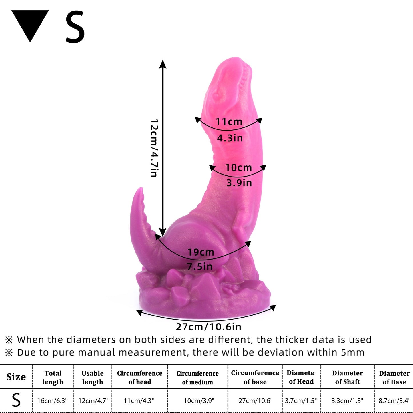 Majestic Dragon dildo with Robust Suction Cup 6.3 inches
