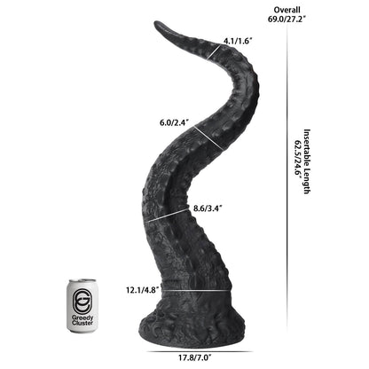 Greedy Cluster Dracotail Huge Tentacle Dildo 24.6 Inch