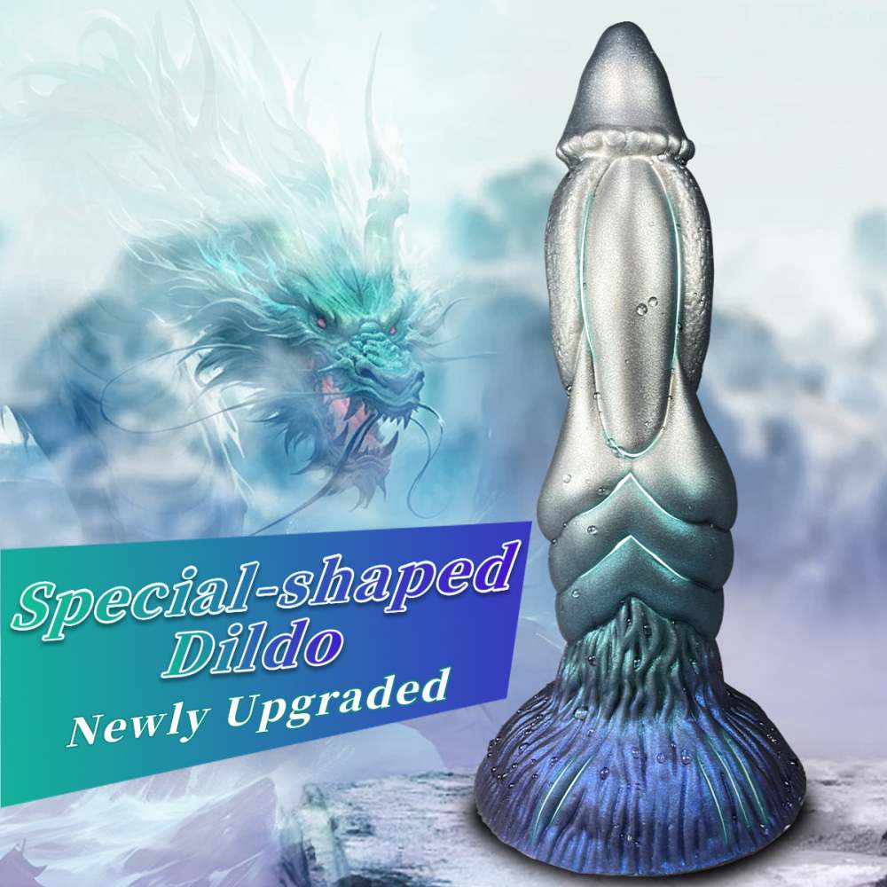 Lunar Beast Alien Anal Prostate Dragon Dildo 9 Inch