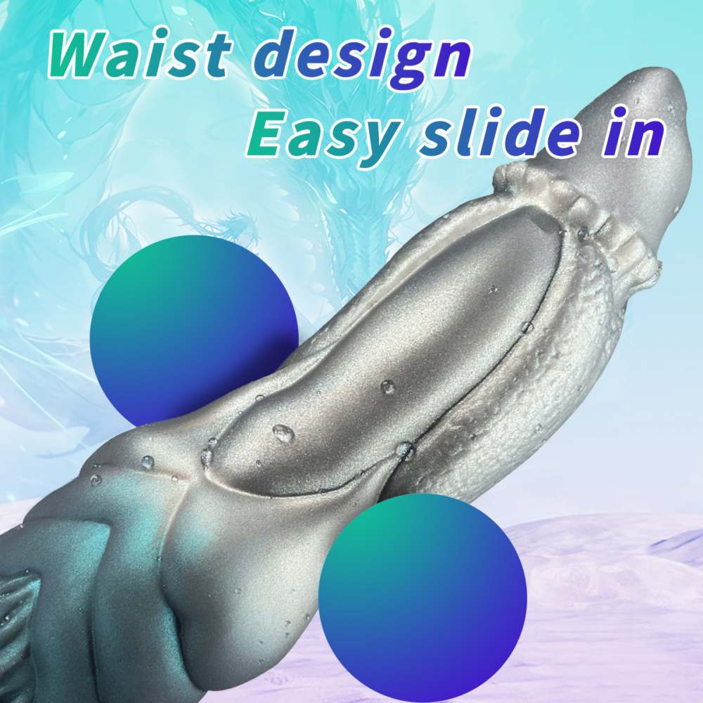 Lunar Beast Alien Anal Prostate Dragon Dildo 9 Inch
