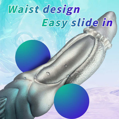 Lunar Beast Alien Anal Prostate Dragon Dildo 9 Inch
