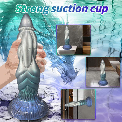 Lunar Beast Alien Anal Prostate Dragon Dildo 9 Inch