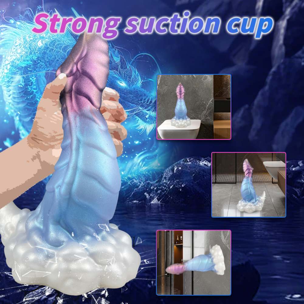 Psyduck Fantasy Huge Dragon Dildo Sex Anal Toys 7.5 Inch