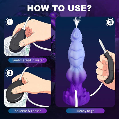 Dracoflo Thick Big Squirting Dragon Dildos 8.1 in