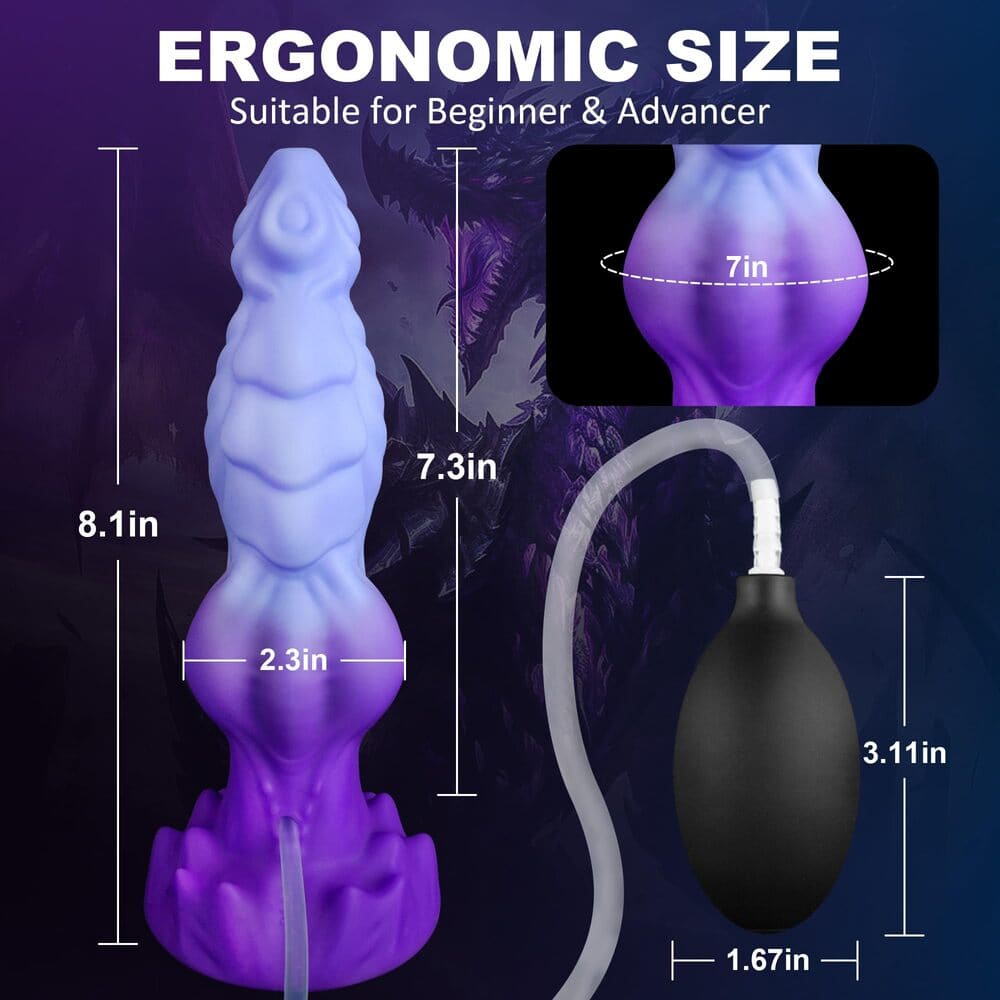 Dracoflo Thick Big Squirting Dragon Dildos 8.1 in