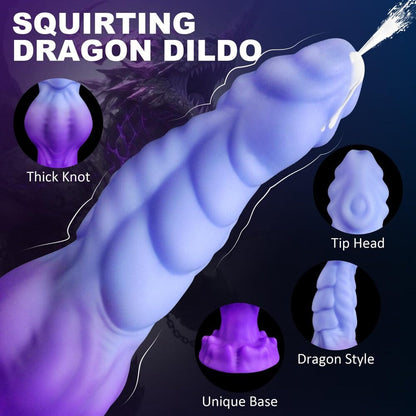 Dracoflo Thick Big Squirting Dragon Dildos 8.1 in