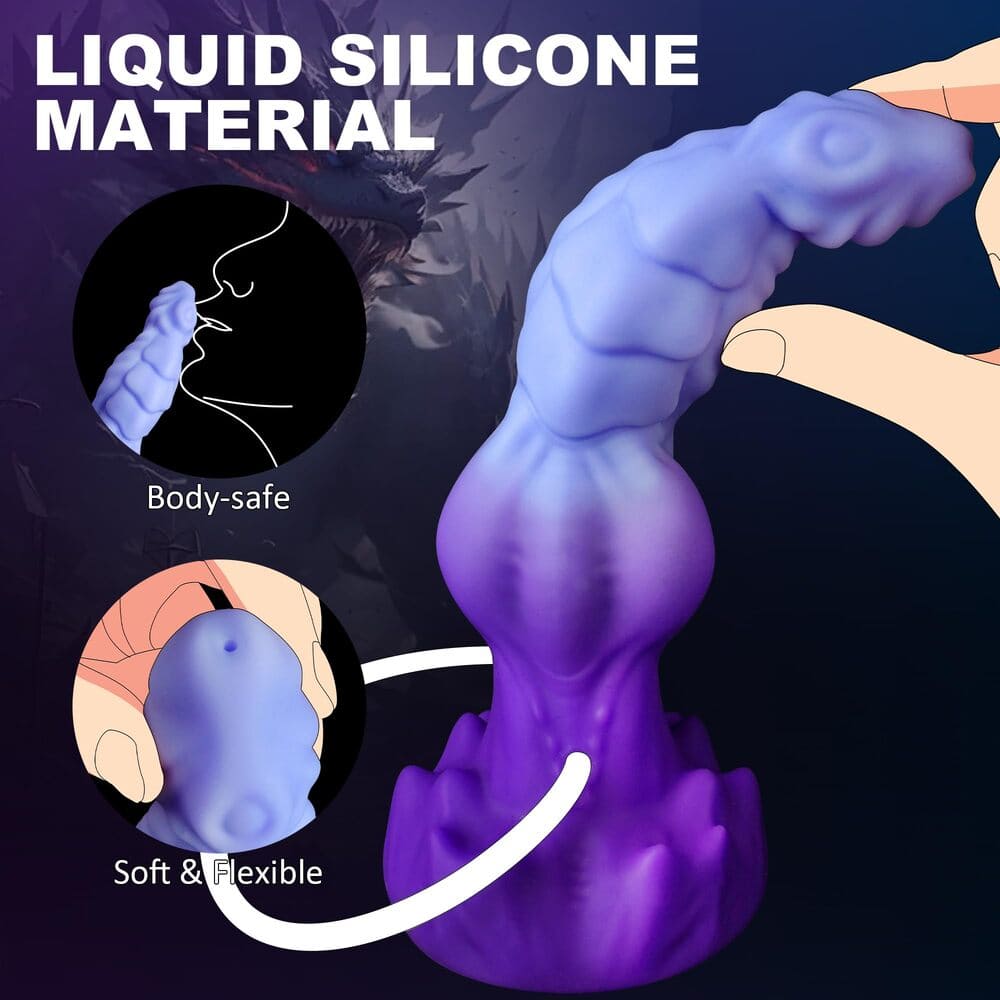 Dracoflo Thick Big Squirting Dragon Dildos 8.1 in