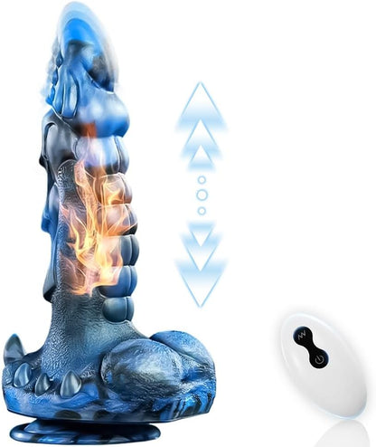 Thrusting Rotating Heating Big Dragon Dildo Fuck Machine