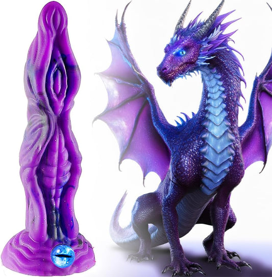 Massive Dragon Dildo with Suction Cup Maximum Pleasure 10.4"