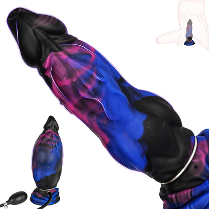 XL Inflatable Monster Knot Dildo Adult Sex Toys 8.5"