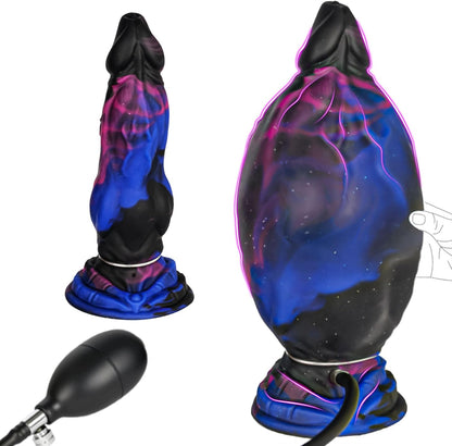 XL Inflatable Monster Knot Dildo Adult Sex Toys 8.5"