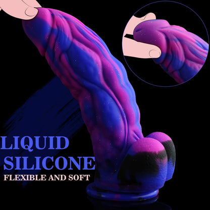 9.5'' Huge Fantasy Realistic Dragon Dildo with Powerful Suction Cup