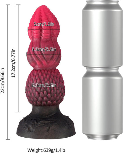 Realistic Dragon Thick Knot Dildos Adult Prostate Sex Toys 8.6''