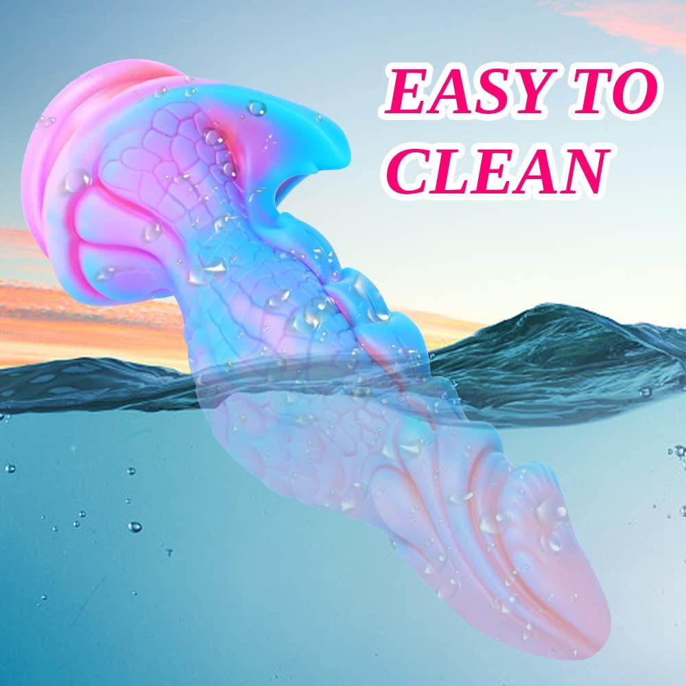 9.8 Inch Huge Dragon Flexible G-spot Dildo with Large Suction Cup