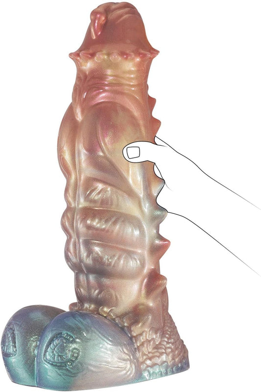 XXXL Thick Monster Dragon Giant Dildos with Strong Suction Cup 14.6 Inch