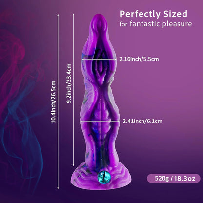 Massive Dragon Dildo with Suction Cup Maximum Pleasure 10.4"