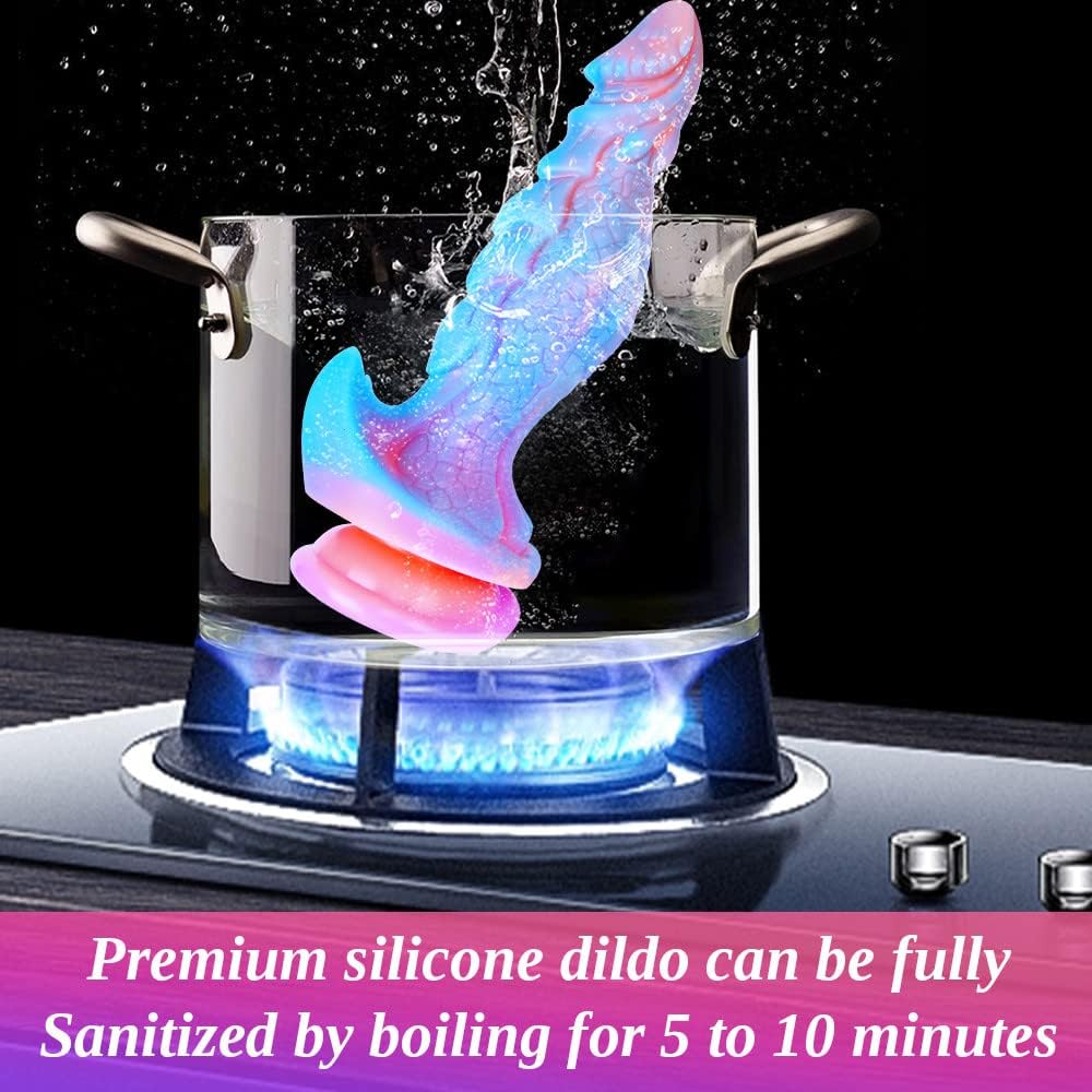 9.8 Inch Huge Dragon Flexible G-spot Dildo with Large Suction Cup