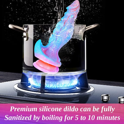 9.8 Inch Huge Dragon Flexible G-spot Dildo with Large Suction Cup