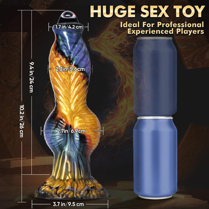 Thrusting Monster Big Dildo Sex Toys Vibrator 10.2" App Remote Control