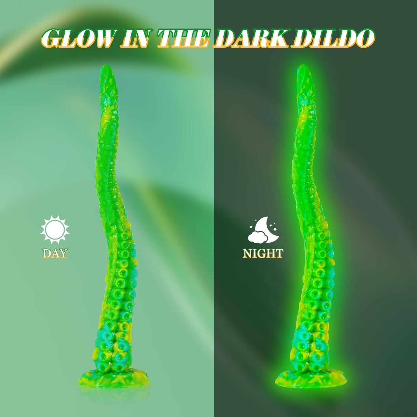 20" Luminous Big Dragon Dildo Fantasy Prostate Massager