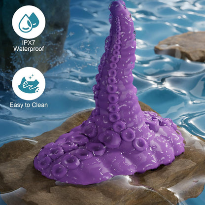 Tentacle Riding Monster Dildo G Spot Vibrator with 10 Modes