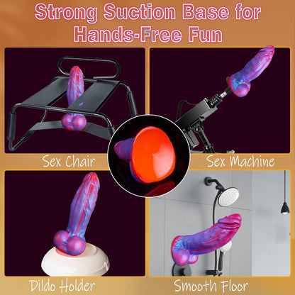 XL Massive G-Spot Prostate Anal Stimulation Monster Dildo 8.7"