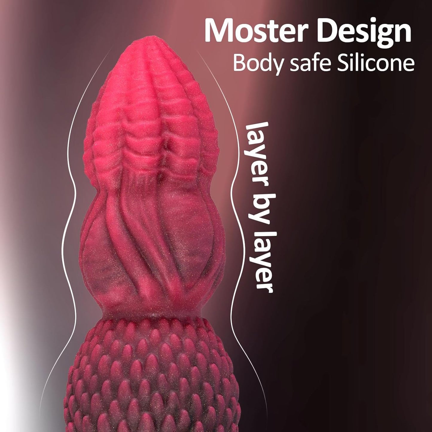 Realistic Dragon Thick Knot Dildos Adult Prostate Sex Toys 8.6''