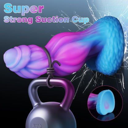 Short Thick Monster Knot Dildo with Suction Cup 7"