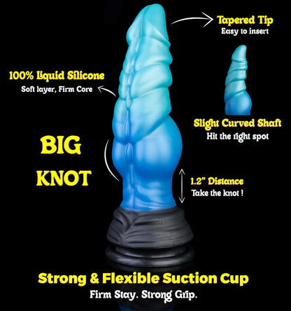 11" XL Girthy Giant Alien Dragon Dildos with Large Suction Cup