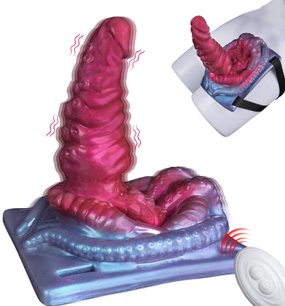 Sit and Ride Monster Dildo with 10 Vibrations