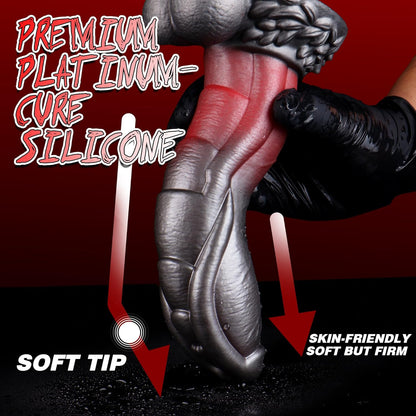 Fantasy Huge Thick Riding Dragon Dildo with Balls 8.7''