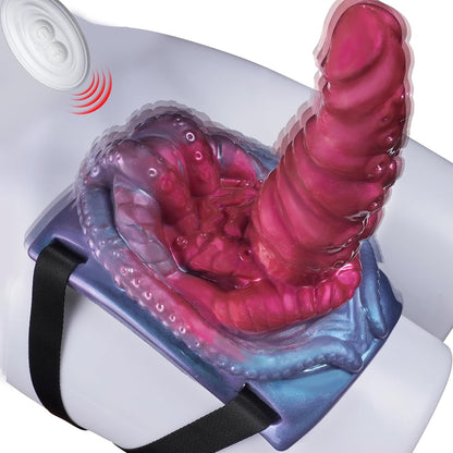 Sit and Ride Monster Dildo with 10 Vibrations