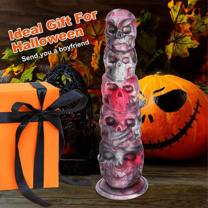 Realistic Silicone Long Huge Thick Anal Knot Dragon Dildo 11.8 Inch