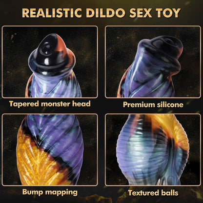 Thrusting Monster Big Dildo Sex Toys Vibrator 10.2" App Remote Control