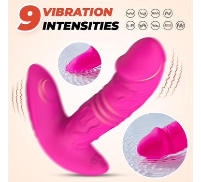 illusion Unisex 9 Thrusting Prostate Massager Anal Toy