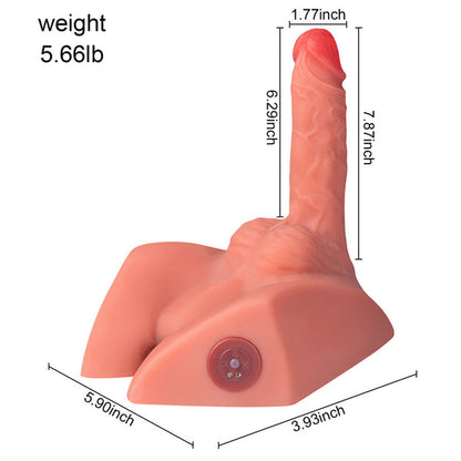 Johnson Robot Sex Doll with 6.29in Electric Dildo 5.66LB