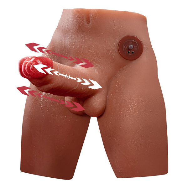 Michael 3D Sexy Hips Sex Doll Torso with Thrusting Vibrating Huge Cock 9.03LB