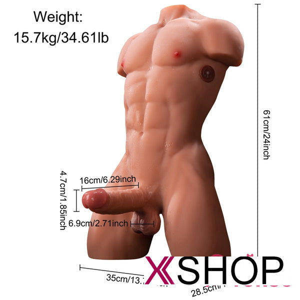 Henry Sex Robot with 6.29″ Vibrating Wiggling Dildo 34.61LB