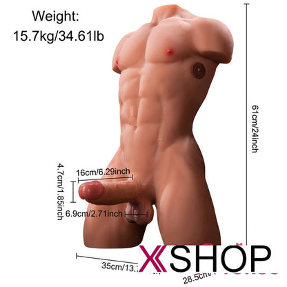 Henry Sex Robot with 6.29″ Vibrating Wiggling Dildo 34.61LB
