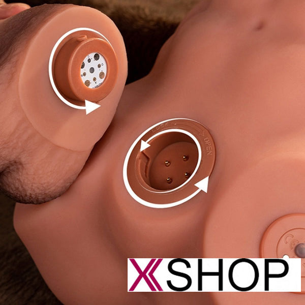 Jonah AI Sex Doll with 7 Thrusting Vibrating Detachable Big Dildo 7.7LB