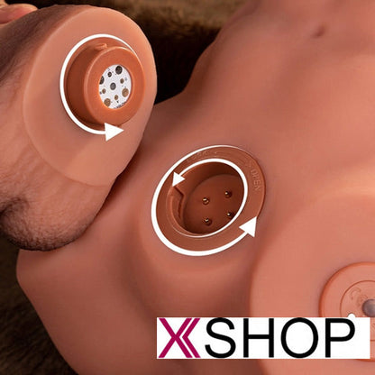 Jonah AI Sex Doll with 7 Thrusting Vibrating Detachable Big Dildo 7.7LB