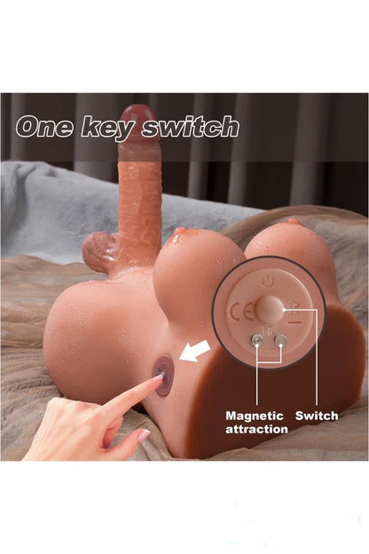 Nina Shemale Sex Doll With 6.3″ Realistic Thrusting Dildo 17.59LB