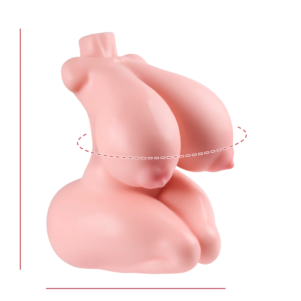 Madz Huge Breasts Milf BBW Pussy Sex Doll Torso 14.5 LB